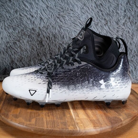 Size 14-UA Spotlight Lux MC 2.0 Football Cleats 3025082-001 - Picture 3 of 6
